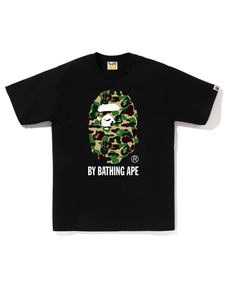 T Shirts Bape ABC By Bathing Ape Noir Homme | REB-22376342